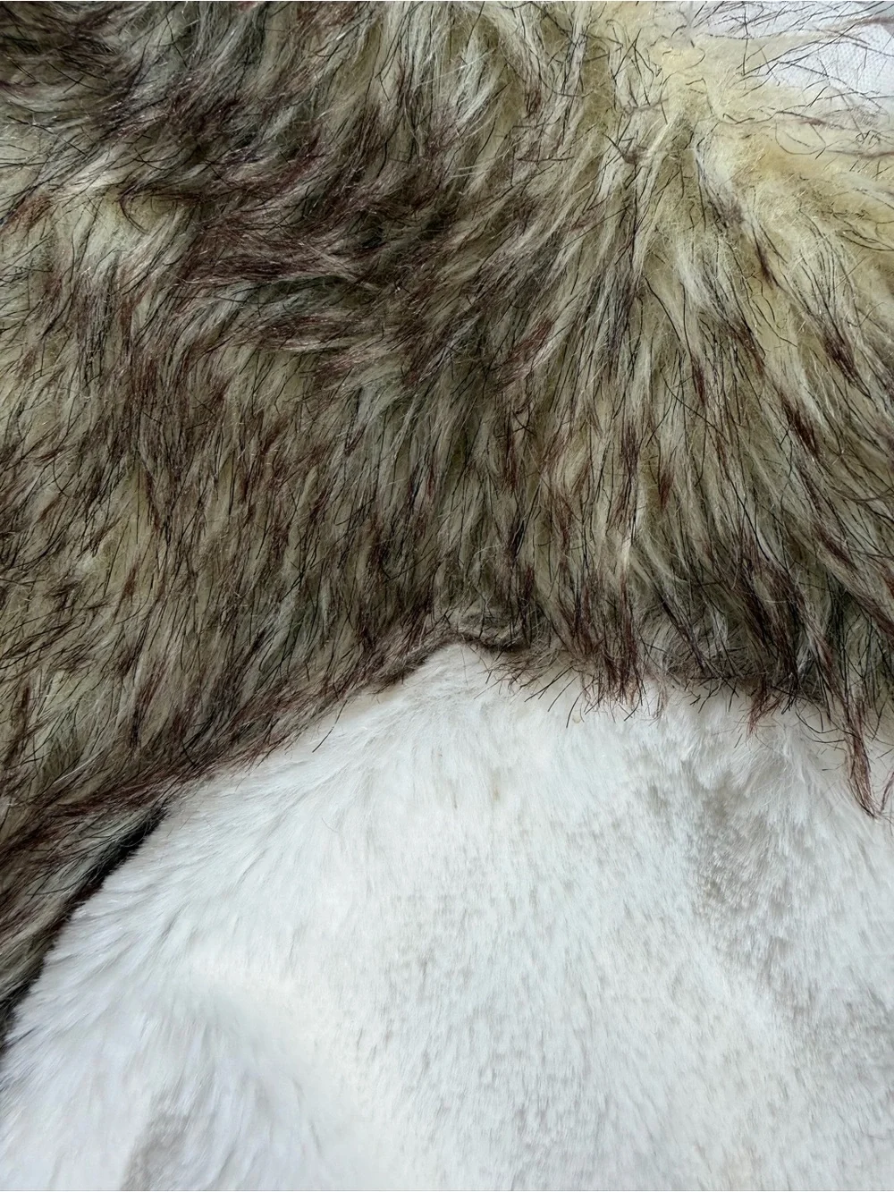 Pottery Barn Kids Faux Fur Raccoon Halloween Costume Hood & Tail Set size 3T